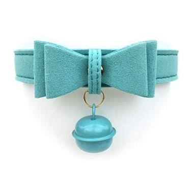 Imagem de Intimate Lover Colar Gargantilha De Sino Lolita Laço Gato Cosplay Gatinho Veludo (N)