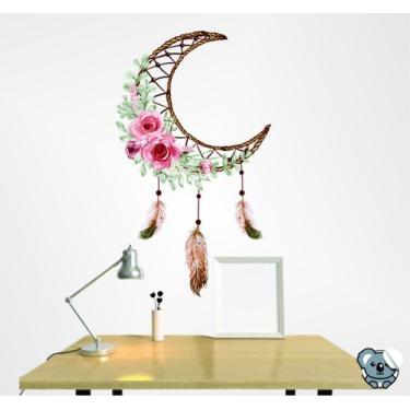 Imagem de Adesivo Decorativo Filtro dos Sonhos Apanhador de sonhos Lua - Colakoa