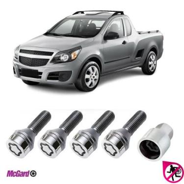 Imagem de Kit Parafuso Trava Antifurto Roda Chevrolet Montana Original - MCGARD