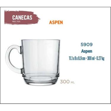 Imagem de 12 Caneca Aspen 300Ml-Café C/Leite-Cappuccino-Chocolate-Chá - Nadir Fi