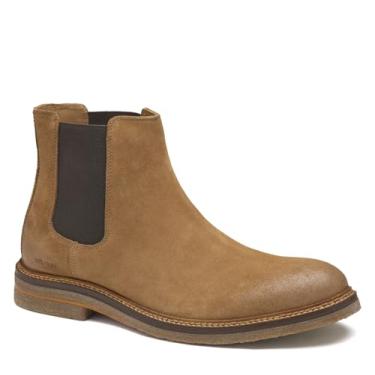 Imagem de Johnston & Murphy Bota masculina Calder Chelsea, Camurça encerada rapé, 42