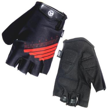 Imagem de Luva Absolute Outfit Wild Meio Dedo Vermelho/Preto GG