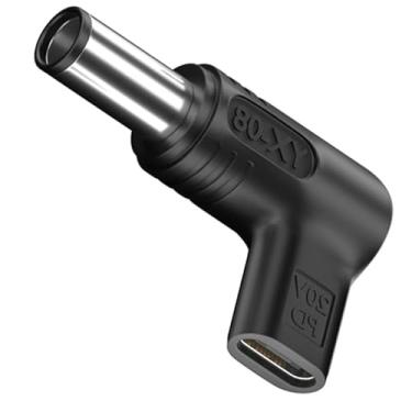 Imagem de Fleurise Adaptador USB C para 7,4 x 5,0 mm 19,5 V, adaptador 100W PD USB tipo C para DC compatível com Dell 06TM1C Latitude Inspiron 14 14R 15 15R 5521 17 17R