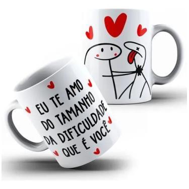 Imagem de Xícara Caneca Personalizada de Porcelana Cerâmica  Dia dos Namorados D
