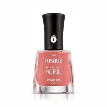 Imagem de Esmalte Risqué Diamond Gel Cremoso Espumante Rose - Risque