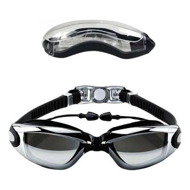 Imagem de 2X Kit Óculos Natação Mergulho Piscina Com Estojo Hero Band