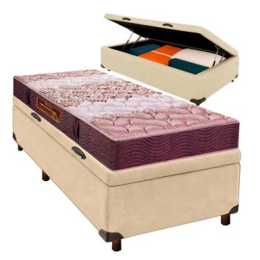Imagem de Cama + Bau Blindado e Colchão D26 Solteiro - Sankonfort