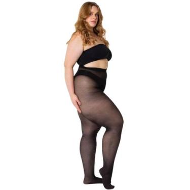 Imagem de Meia Calça Opaca Plus Size Tamanhos Grandes Fio 40 Trifil, Preto0008, 