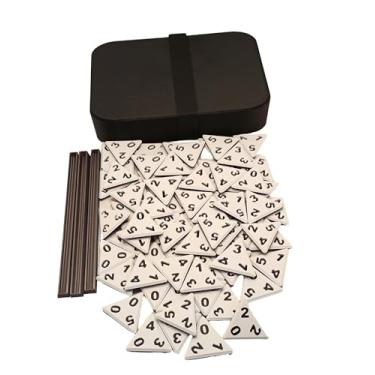 Imagem de Jogo Super Trimino Xadrez Triplo 76 peças 6 Suportes