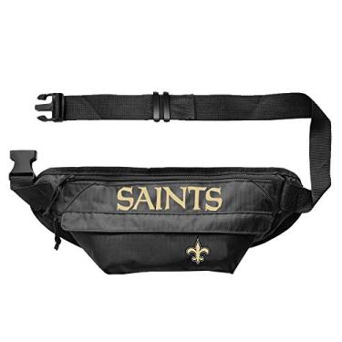 Imagem de Pochete Littlearth NFL New Orleans Saints NFL Grande – Cintura – Bolsa de quadril, cor do time, 35,5 cm L x 10 cm A x 10 cm P