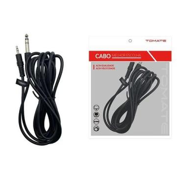 Imagem de Cabo de Microfone P2 Estéreo P10 Mono 5M Tomate MCB-013 - Cabo de Alta