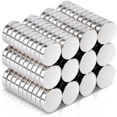 Imagem de Ímãs de disco de neodímio MAGXCENE 8x2 mm 120 unidades