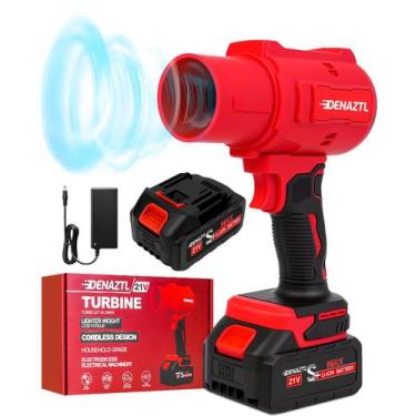 Imagem de Soprador de folhas sem fio Denaztl 21V 4.0AH com bateria e carregador