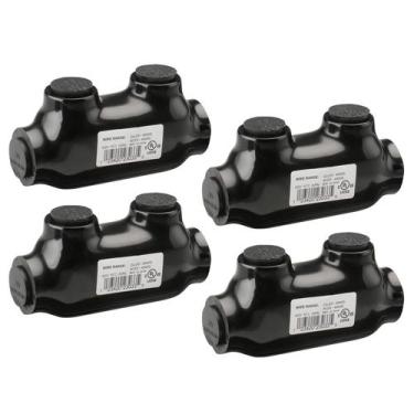 Imagem de Conector de emenda em linha isolado WENGART calibre 2/0-6, pacote com 