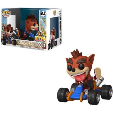 Imagem de Funko Pop Rides 64 Crash Bandicoot Racing Kart