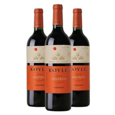 Imagem de Kit 3 Koyle Gran Reserva Carménèré