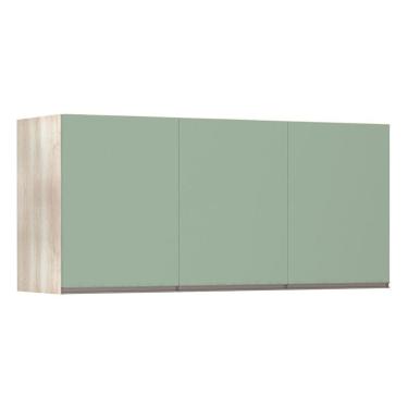 Imagem de Maleiro Ponte Casal Luciane 3 Portas Plus 145 Cm Verde