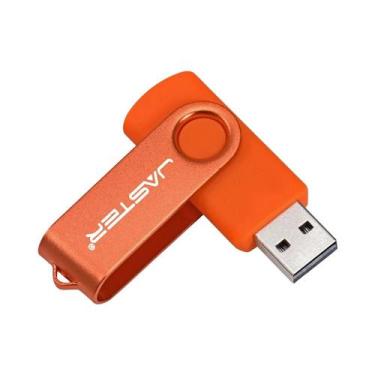 Imagem de Pen Drive USB 3.0 Colorido Rotativo 64GB 32GB Chaveiro Preto Azul Verm