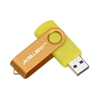 Imagem de Pen Drive USB 3.0 Colorido Rotativo 64GB 32GB Chaveiro Preto Azul Verm