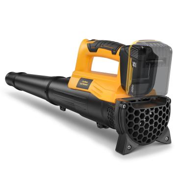 Imagem de Soprador de folhas sem fio para bateria Dewalt 20 V, soprador de folhas elétrico de 400 CFM com motor de cobre de 130 MPH, modo de espera de ativação, proteção integrada para cuidados com o gramado