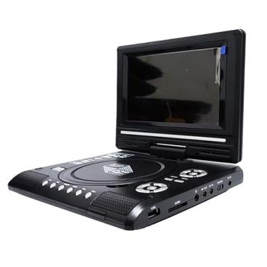 Imagem de Leitor De Dvd Portátil Tela Giratória De 7,8 Polegadas Leitor De DVD Infantil Para Carro Fm E Jogos Compatível Com CD/DVD/Cartão SD/USB Sem Restrições Regionais Alto-Falantes Duplos
