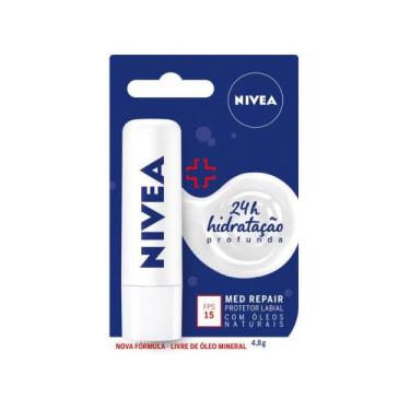Imagem de Hidratante Labial Nivea Med Repair - Reparação Intensiva 4,8g