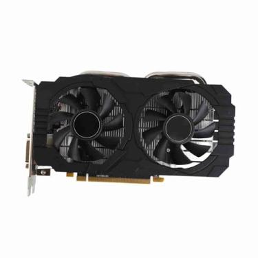 Imagem de Dilwe Placa Gráfica RX 580, 8GB GDDR5, 256 bits, 2 Ventoinhas, Suporte 8K, 2x DP, HDMI, DVI-D, PCIe 3.0, para Jogos e Escritório