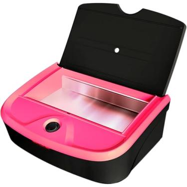Imagem de Mega Bell, Estufa esterilizadora para manicure e pedicuri, Exterilix Compact Collor, Bivolt, Caixa ecológica, Base preta com detalhes pink