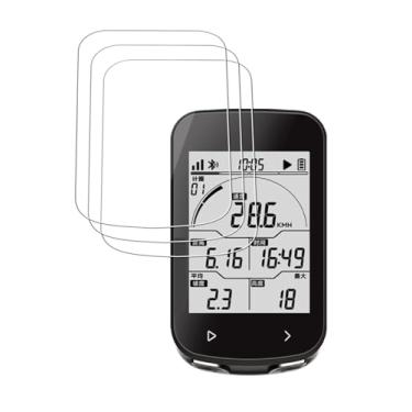 Imagem de FJIASTB Protetor de tela para iGPSPORT BSC100 Max, película de vidro temperado 9H, resistência a impactos, anti-impressões digitais, alta sensibilidade, pacote com 3