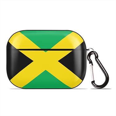 Imagem de Capa para AirPods Pro Jamaica Bandeira Jamaicana Capa de Proteção de Corpo Inteiro Fone de Ouvido Capa Rígida PC