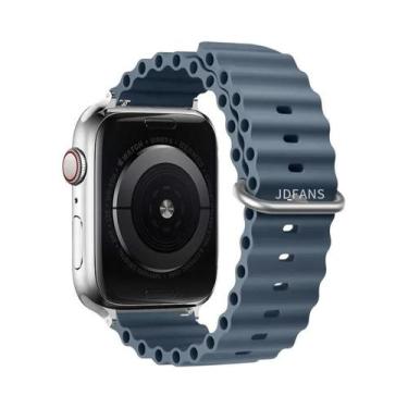 Imagem de Pulseira De Silicone Ocean Band Para Apple Watch Ultra Série 10 9 8 7 