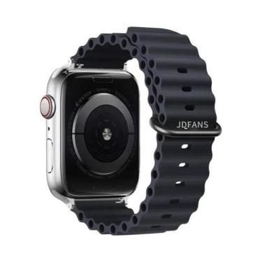Imagem de Pulseira De Silicone Ocean Band Para Apple Watch Ultra Série 10 9 8 7 