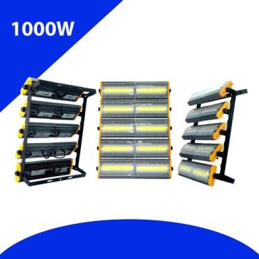 Imagem de Refletor Led 1000W Linear Duplo Branco Frio Prova d Agua IP68 - LED EC