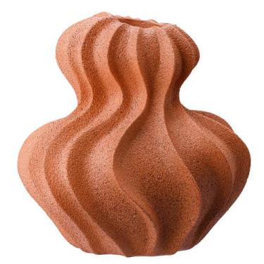 Imagem de Vaso Decorativo Sala Rústico Terracota Poli-Resina Rafimex