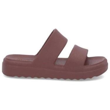Imagem de Chinelo Slide Feminino Poofy Mocca Usaflex AN32001-Feminino