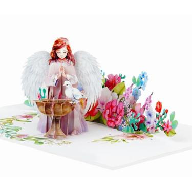 Imagem de Cartão Pop Up Sympathy PQ Bees 15x20 cm com anjo