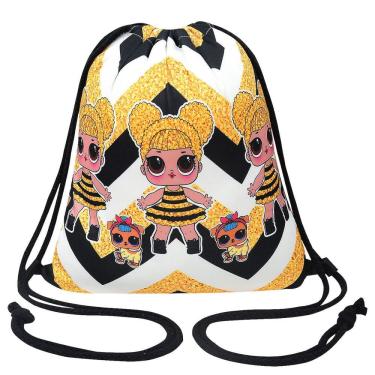 Imagem de Mochila com cordão Surprises Anime Sports Gym Bag 35x31cm