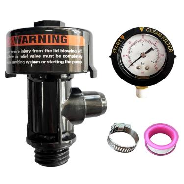 Imagem de ZEZEFUFU Válvula de alívio de ar de filtro de piscina para limpar e limpar acima do solo 98209800