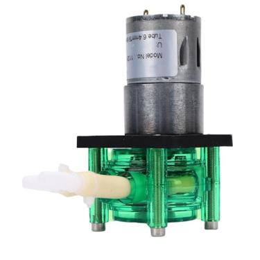 Imagem de Eujgoov Bomba Peristáltica de Alta Vazão, Motor Escovado Dc de 500 Ml/min Com Tubo de Silicone para Dosagem de Líquido Analítico de Laboratório de Aquário (24V)