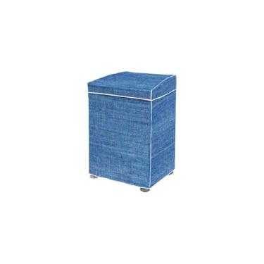 Imagem de Capa para Máquina de Lavar, PVC Reforçado e Poliéster, Tamanho P, 2 Peças, 58x80cm, Compatível com Consul, Brastemp, Electrolux