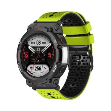 Imagem de Pulseira Esportiva De Silicone Respirável Para Huami Amazfit T-Rex 3 T