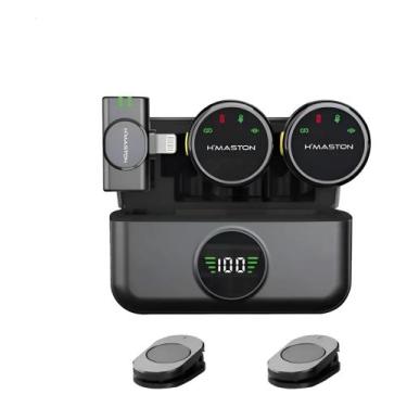 Imagem de Microfone De Lapela Profissional S/fio Para iPhone Lightning - hmst