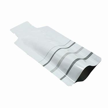 Imagem de PABCK 100 unidades de sacos descartáveis abertos de armazenamento Mylar recipientes de líquido para xampu cosmético, bolsa de amostra, saco de folha de selagem térmica, pacotes de uso em viagens para