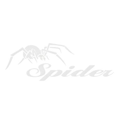 Imagem de 4 peças de decalque de vinil silhueta de aranha, adesivo gráfico de aranha à prova d'água à prova de intempéries para carros, caminhões, vans, para-choques, laptops de parede (branco)