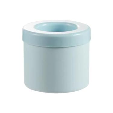 Imagem de Copo de gelo de silicone portátil azul criativo reutilizável molde de cubo de gelo faça você mesmo para cozinha