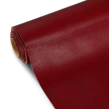 Imagem de Tecido de couro sintético, tecido de estofamento de vinil marinho 137.2 cm x 274.3 cm, 1,05 mm de espessura material sintético macio durável para sofá, cadeiras, bolsas, assentos de carro, móveis