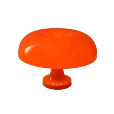 Imagem de Lâmpada de Mesa Cogumelo Simples Nórdica Moderna com Alimentação USB Luz Noite Ambiente Controle Ajuste Temperatura Cor e Dimmer Ilimitado Atmosfera Q