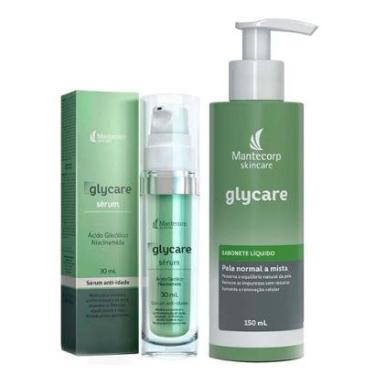 Imagem de Mantecorp Glycare Kit Sabonete Liquído + Sérum Kit-Unissex