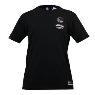 Imagem de Camiseta NBA Golden State Warriors Logo Preto - Masculino-Masculino