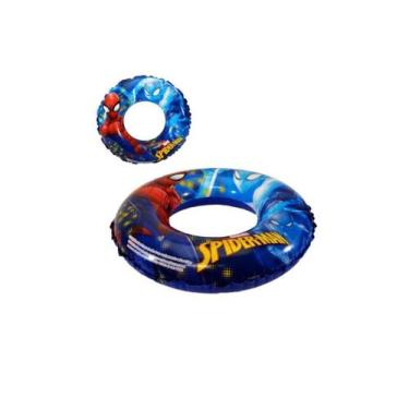 Imagem de Boia Circular Inflável 56cm Infantil Spider man Marvel - ETILUX